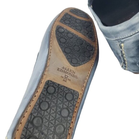 Allen Edmonds he Super Sport men\'s blue loafers size 10.5